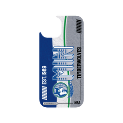 iPhone 15 Clear Case (MagSafe 兼容)  NBA 復古球員卡-明尼蘇達灰狼 Minnesota Timberwolves - Vintage Card