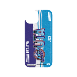 iPhone 15 Clear Case (MagSafe 兼容)  NBA 復古球員卡-猶他爵士 Utah Jazz - Vintage Card