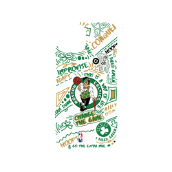 iPhone 15 Clear Case (MagSafe 兼容)  NBA 塗鴉系列-波士頓塞爾提克 Boston Celtics - Graffiti