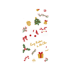 iPhone 15 Plus Clear  懶散兔與啾先生 About Christmas