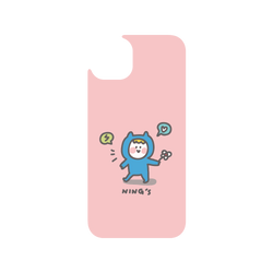 犀牛盾Clear Case防摔背蓋手機殼 - iPhone 15 Plus - 【聯名設計款】 - Ning - 粉色