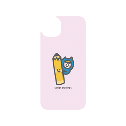 犀牛盾Clear Case防摔背蓋手機殼 - iPhone 15 Plus - 【聯名設計款】 - Ning - 鉛筆款