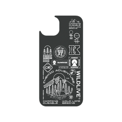 iPhone 15 Plus Clear Case (MagSafe 兼容)  KID KID野人2023 視覺合集