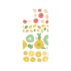 犀牛盾Clear (MagSafe 兼容)防摔背蓋手機殼 - iPhone 15 Plus - 【聯名設計款】 - 印花樂 - 鼠來寶/黃綠