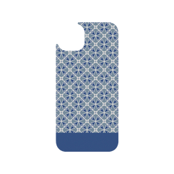 iPhone 15 Plus Clear Case (MagSafe 兼容)  老屋顏 經典鐵窗花 - 藍
