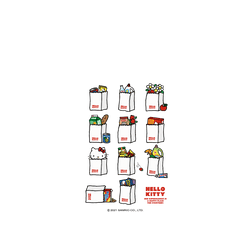犀牛盾Clear Case防摔背蓋手機殼 - iPhone 15 Plus - 【聯名設計款】 - Hello Kitty - Hello Kitty購物袋