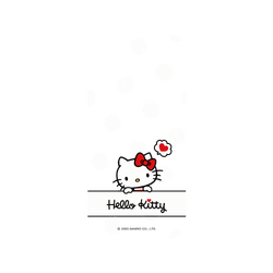 犀牛盾Clear (MagSafe 兼容)防摔背蓋手機殼 - iPhone 15 Plus - 【聯名設計款】 - Hello Kitty - 普普風圓點