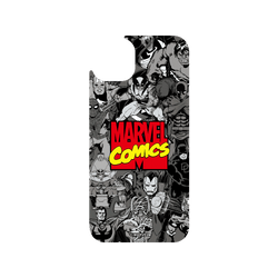 犀牛盾Clear Case防摔背蓋手機殼 - iPhone 15 Plus - 【聯名設計款】 - 迪士尼-漫威 Marvel - 漫威英雄-漫畫標誌
