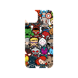 犀牛盾Clear Case防摔背蓋手機殼 - iPhone 15 Plus - 【聯名設計款】 - 迪士尼-漫威 Marvel - 漫威英雄-復仇者聯盟 集合Q版