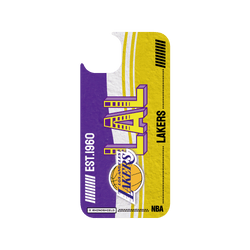iPhone 15 Plus Clear Case (MagSafe 兼容)  NBA 復古球員卡-洛杉磯湖人 L.A. Lakers - Vintage Card