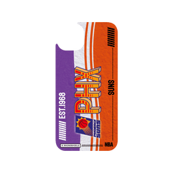 iPhone 15 Plus Clear Case (MagSafe 兼容)  NBA 復古球員卡-鳳凰城太陽 Phoenix Suns - Vintage Card