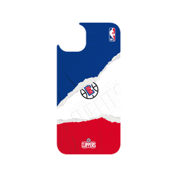 犀牛盾Clear Case防摔背蓋手機殼 - iPhone 15 Plus - 【聯名設計款】 - NBA - 熱血系列-洛杉磯快艇 L.A Clippers - Sweat and Tears