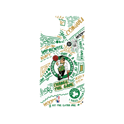 iPhone 15 Plus Clear Case (MagSafe 兼容)  NBA 塗鴉系列-波士頓塞爾提克 Boston Celtics - Graffiti