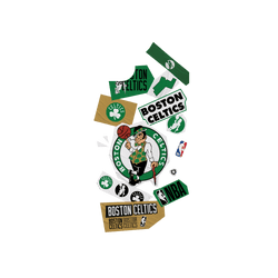 iPhone 15 Plus Clear Case (MagSafe 兼容)  NBA 拼貼系列-波士頓塞爾提克 Boston Celtics - Collage