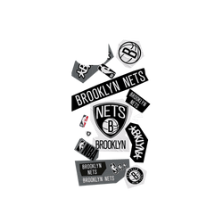 iPhone 15 Plus Clear Case (MagSafe 兼容)  NBA 拼貼系列-布魯克林籃網 Brooklyn Nets - Collage