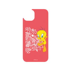 犀牛盾Clear Case防摔背蓋手機殼 - iPhone 15 Plus - 【聯名設計款】 - 樂一通 Looney Tunes - 亂花系列-崔弟