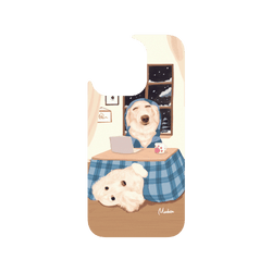 犀牛盾Clear Case防摔背蓋手機殼 - iPhone 15 Pro - 【聯名設計款】 - 沐晨Muchen - 窩暖暖臘腸