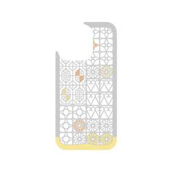 iPhone 15 Pro Clear Case (MagSafe 兼容)  老屋顏 台灣經典鐵窗花 - 南