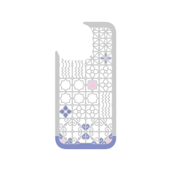 iPhone 15 Pro Clear Case (MagSafe 兼容)  老屋顏 台灣經典鐵窗花 - 東