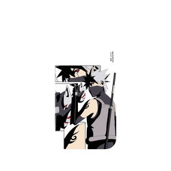 犀牛盾Clear Case防摔背蓋手機殼 - iPhone 15 Pro - 【聯名設計款】 - 火影忍者 Naruto - 旗木卡卡西外傳