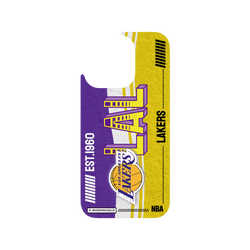 iPhone 15 Pro Clear Case (MagSafe 兼容)  NBA 復古球員卡-洛杉磯湖人 L.A. Lakers - Vintage Card