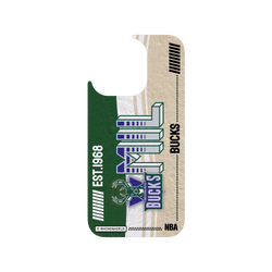 iPhone 15 Pro Clear Case (MagSafe 兼容)  NBA 復古球員卡-密爾瓦基公鹿 Milwaukee Bucks - Vintage Card