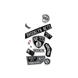 iPhone 15 Pro Clear Case (MagSafe 兼容)  NBA 拼貼系列-布魯克林籃網 Brooklyn Nets - Collage