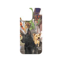 犀牛盾Clear Case防摔背蓋手機殼 - iPhone 15 Pro Max - 【聯名設計款】 - 沐晨Muchen - 米克斯雙寶
