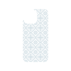 犀牛盾Clear (MagSafe 兼容)防摔背蓋手機殼 - iPhone 15 Pro Max - 【聯名設計款】 - 印花樂 - 玻璃海棠/透明藍灰