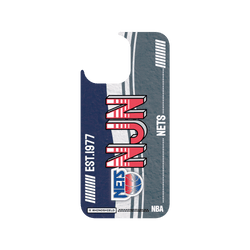 犀牛盾Clear Case防摔背蓋手機殼 - iPhone 15 Pro Max - 【聯名設計款】 - NBA - 復古球員卡-紐澤西籃網 New Jersey Nets - Vintage Card