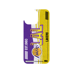 iPhone 15 Pro Max Clear Case (MagSafe 兼容)  NBA 復古球員卡-洛杉磯湖人 L.A. Lakers - Vintage Card
