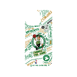 iPhone 15 Pro Max Clear Case (MagSafe 兼容)  NBA 塗鴉系列-波士頓塞爾提克 Boston Celtics - Graffiti