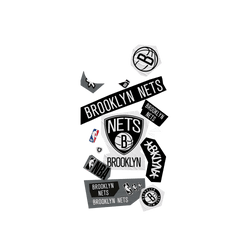 iPhone 15 Pro Max Clear Case (MagSafe 兼容)  NBA 拼貼系列-布魯克林籃網 Brooklyn Nets - Collage