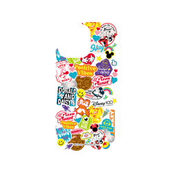 犀牛盾Clear Case防摔背蓋手機殼 - iPhone 15 Pro Max - 【聯名設計款】 - 迪士尼-Disney 100 (Disney) - 迪士尼米奇-歡樂貼紙