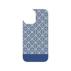 iPhone 16 Clear Case（MagSafe 兼容 & 相機按鈕）  老屋顏 經典鐵窗花 - 藍