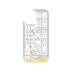 iPhone 16 Clear Case（MagSafe 兼容 & 相機按鈕）  老屋顏 台灣經典鐵窗花 - 南