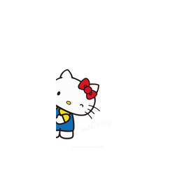 iPhone 16 Clear Case（MagSafe 兼容 & 相機按鈕）  Hello Kitty Wink! Wink!