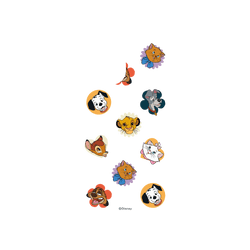 犀牛盾Clear (MagSafe 兼容 & 相機按鈕) 防摔背蓋手機殼 - iPhone 16 - 【聯名設計款】 - 迪士尼-經典系列 Disney Classics - 迪士尼 經典貼紙 Disney Classiques - Stickers
