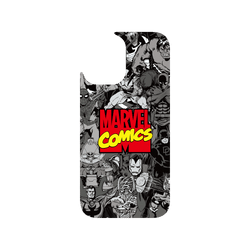 犀牛盾Clear防摔背蓋手機殼 - iPhone 16 - 【聯名設計款】 - 迪士尼-漫威 Marvel - 漫威英雄-漫畫標誌