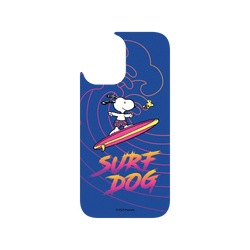 犀牛盾 Clear Case (相機按鈕) 防摔背蓋手機殼 - iPhone 16 - 【聯名設計款】 - Snoopy 史努比 - Surf Dog