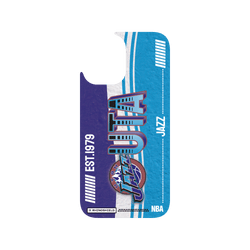 iPhone 16 Clear Case（相機按鈕）  NBA 復古球員卡-猶他爵士 Utah Jazz - Vintage Card