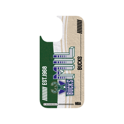 iPhone 16 Clear Case（相機按鈕）  NBA 復古球員卡-密爾瓦基公鹿 Milwaukee Bucks - Vintage Card