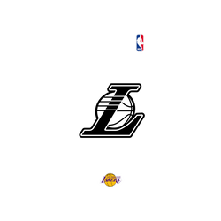 iPhone 16 Clear Case（相機按鈕）  NBA B&W-洛杉磯湖人 L.A. Lakers B&W