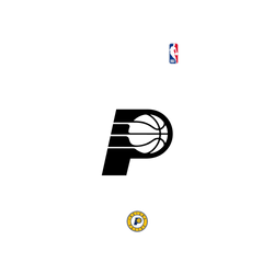 iPhone 16 Clear Case（MagSafe 兼容 & 相機按鈕）  NBA B&W-印第安納溜馬 Indiana Pacers B&W