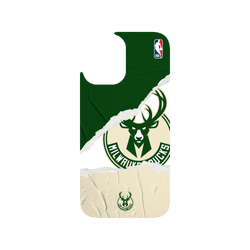 iPhone 16 Clear Case（MagSafe 兼容 & 相機按鈕）  NBA 熱血系列-密爾瓦基公鹿 Milwaukee Bucks - Sweat and Tears