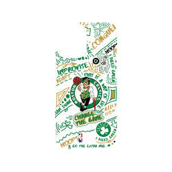 iPhone 16 Clear Case（MagSafe 兼容 & 相機按鈕）  NBA 塗鴉系列-波士頓塞爾提克 Boston Celtics - Graffiti