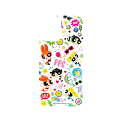 犀牛盾JellyTint (MagSafe 兼容 & 相機按鈕)防摔背蓋手機殼 - iPhone 16 - 【聯名設計款】 - The Powerpuff Girls - 可愛小女警貼紙款