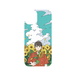 犀牛盾JellyTint (相機按鈕) 防摔背蓋手機殼 - iPhone 16 Plus - 【聯名設計款】 - 子凡 Zzifan_z - 向日葵男孩
