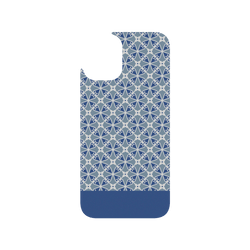 iPhone 16 Plus Clear Case（相機按鈕）  老屋顏 經典鐵窗花 - 藍