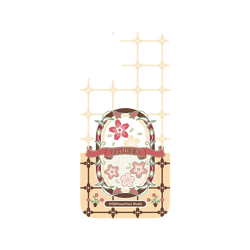 iPhone 16 Plus Clear Case（相機按鈕）  老屋顏 鐵窗花 - 花卉